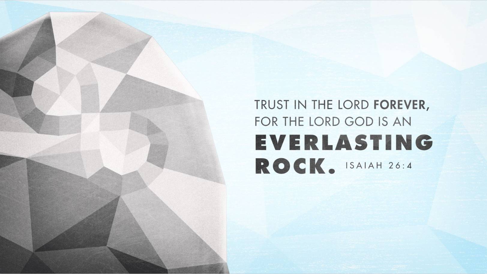Isaiah 26:4 Rock