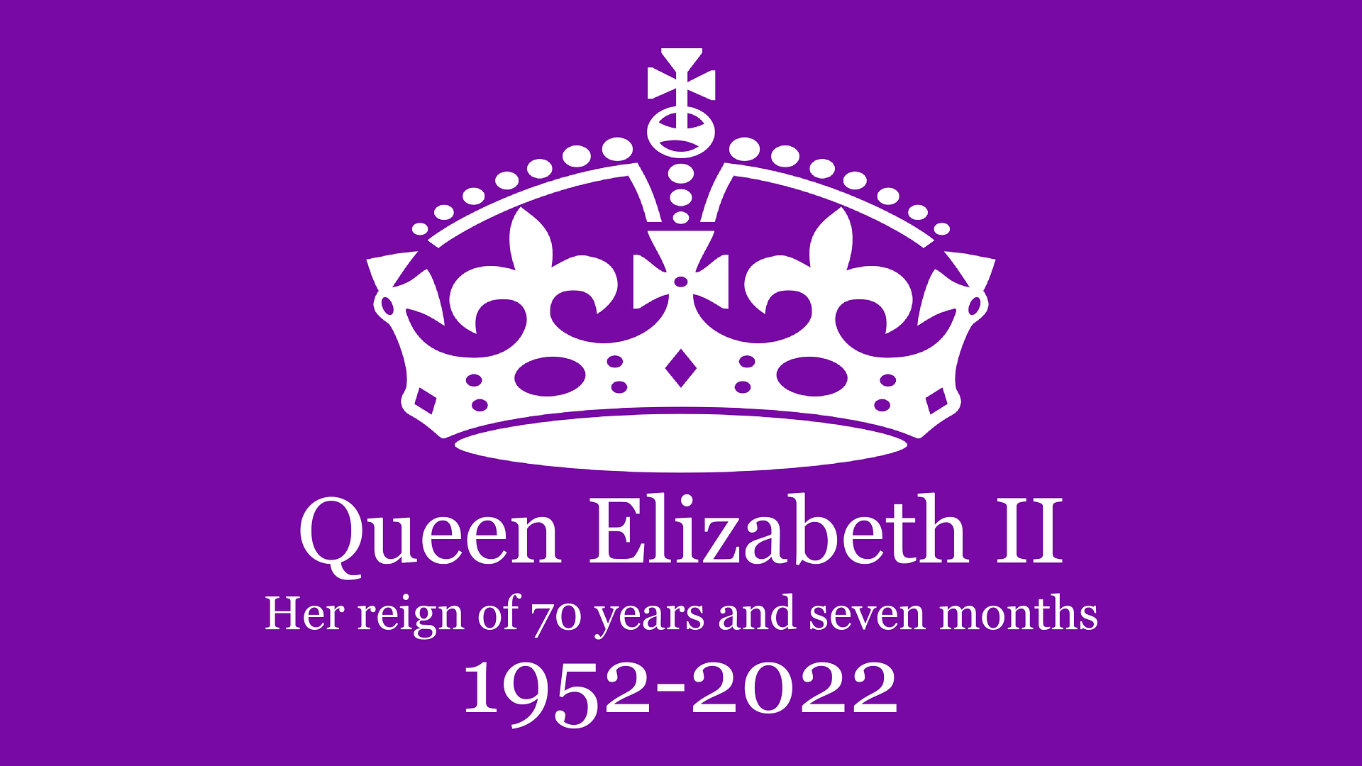 Queen Elizabeth II 70 years reign