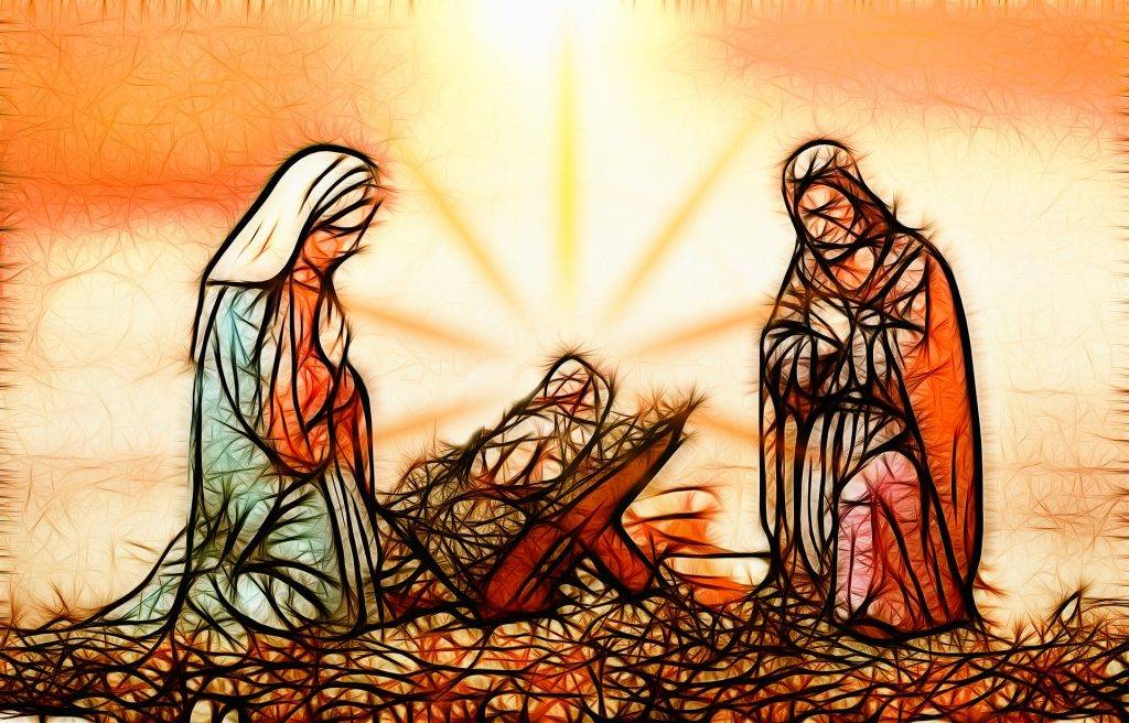 christmas manger scene